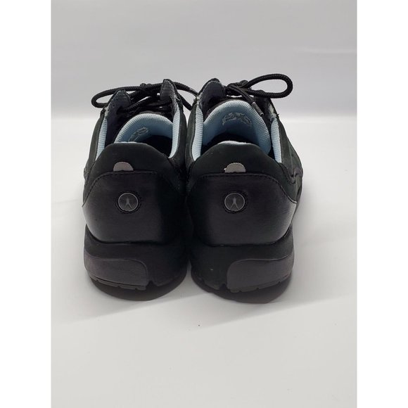 Hush Puppies Lace-Up Black Leather Sz8EW 495 - Picture 5 of 8